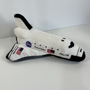 Fiesta NASA Atlantis Space Shuttle Plush 16" Stuffed Toy USA Logo United States